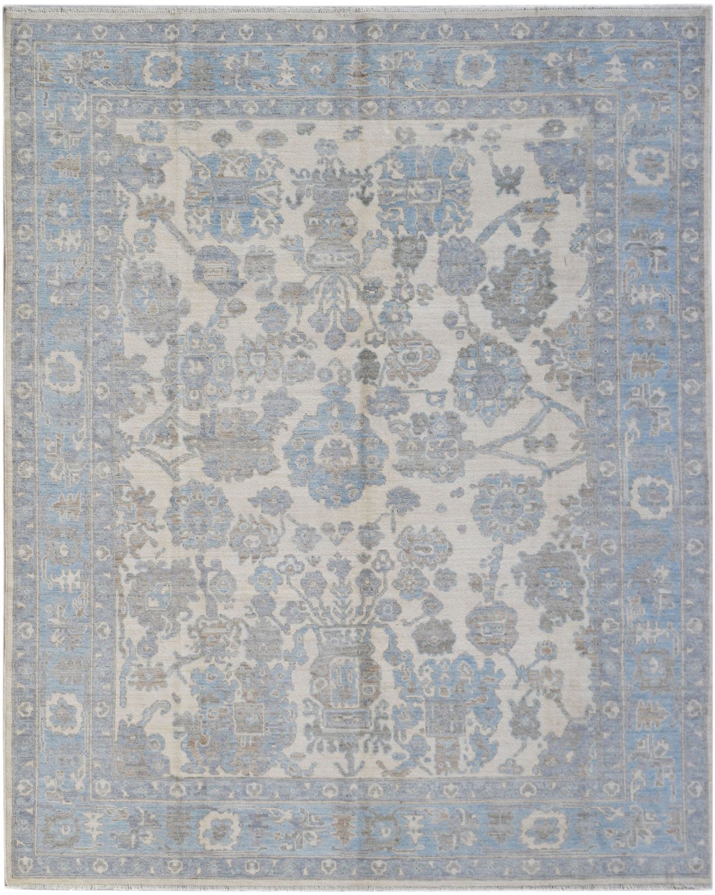 Handwoven Chobi Khotan Rug | 300 x 253 cm | 9'10" x 8'4" - Najaf Rugs & Textile