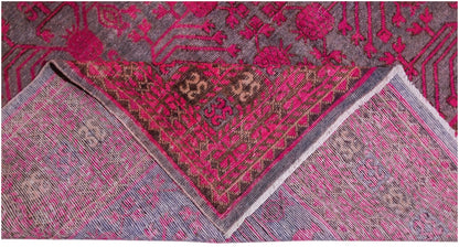 Handmade Antique Khotan Rug | 402 x 222 cm | 13'2" x 7'4" - Najaf Rugs & Textile