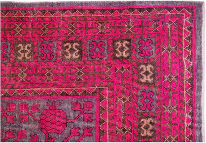 Handmade Antique Khotan Rug | 402 x 222 cm | 13'2" x 7'4" - Najaf Rugs & Textile