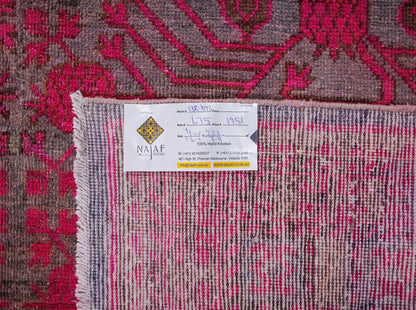 Handmade Antique Khotan Rug | 402 x 222 cm | 13'2" x 7'4" - Najaf Rugs & Textile