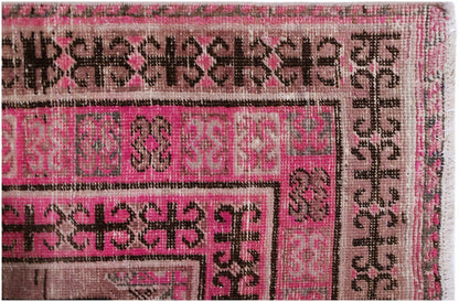 Handmade Antique Turkmen Rug | 330 x 165 cm | 10'10" x 5'5" - Najaf Rugs & Textile