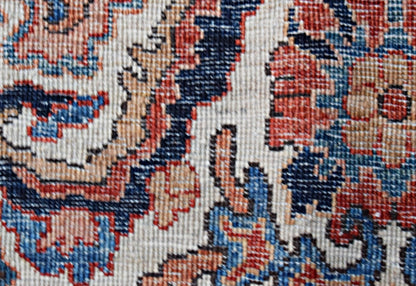 Handmade Transitional Afghan Chobi Rug | 291 x 185 cm | 9'7" x 6'1" - Najaf Rugs & Textile