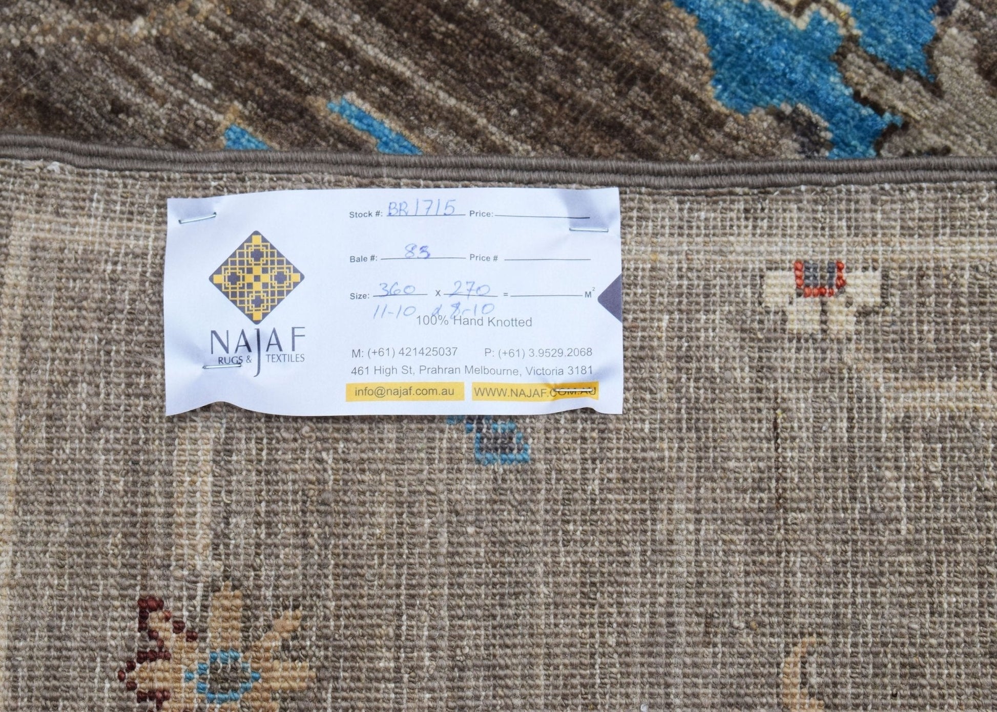 Handmade Transitional Afghan Chobi Rug | 360 x 270 cm | 11'10" x 8'10" - Najaf Rugs & Textile