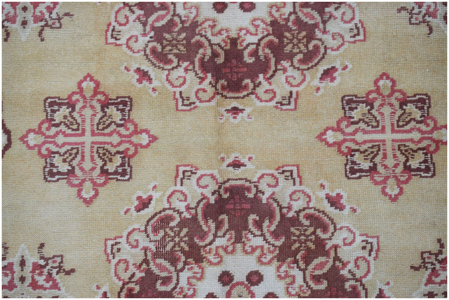 Handmade Vintage Chinese Khotan Rug | 283 x 195 cm | 9'3" x 6'5" - Najaf Rugs & Textile