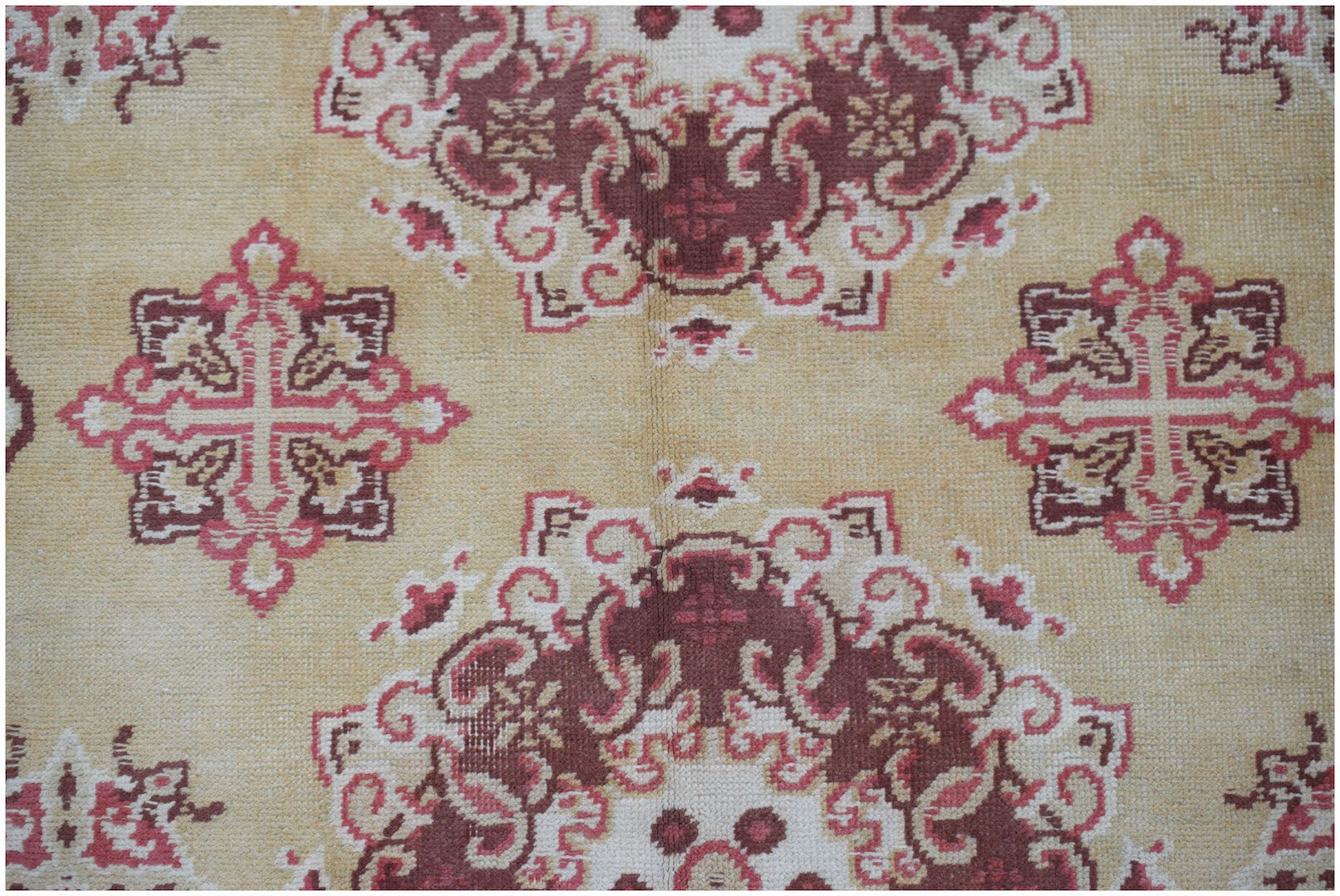 Handmade Vintage Chinese Khotan Rug | 283 x 195 cm | 9'3" x 6'5" - Najaf Rugs & Textile