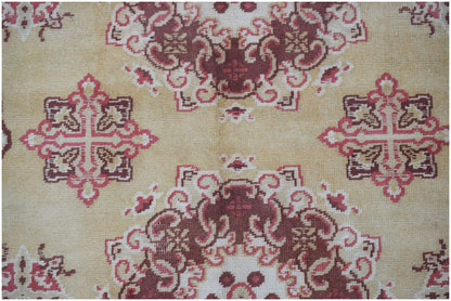 Handmade Vintage Chinese Khotan Rug | 283 x 195 cm | 9'3" x 6'5" - Najaf Rugs & Textile
