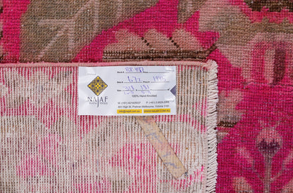 Handmade Vintage Khotan Rug | 318 x 181 cm | 10'5" x 5'11" - Najaf Rugs & Textile