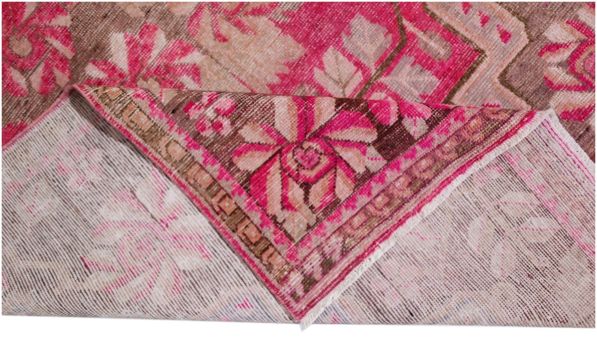 Handmade Vintage Khotan Rug | 356 x 168 cm | 11'8" x 5'6" - Najaf Rugs & Textile