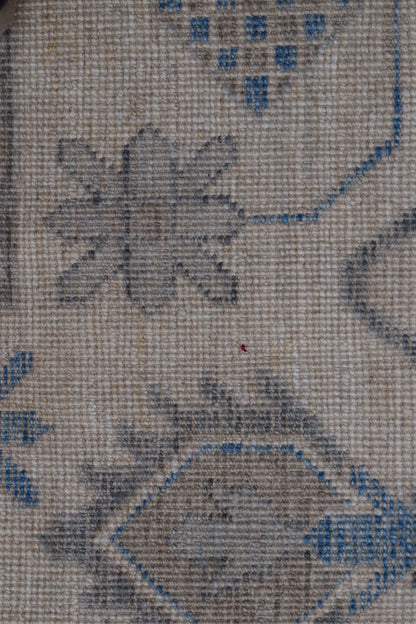 Handwoven Transitional Afghan Chobi Rug | 298 x 239 cm | 9'10" x 7'10" - Najaf Rugs & Textile
