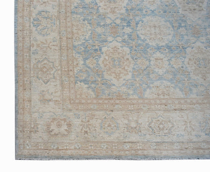 Handwoven Transitional Afghan Chobi Rug | 305 x 250 cm | 10' x 8'3" - Najaf Rugs & Textile