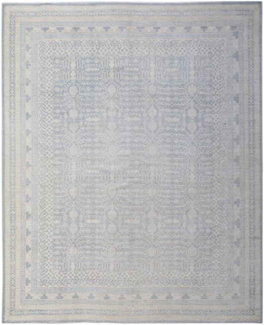 Handwoven Transitional Khotan Rug | 437 x 364 cm | 14'4" x 11'11" - Najaf Rugs & Textile
