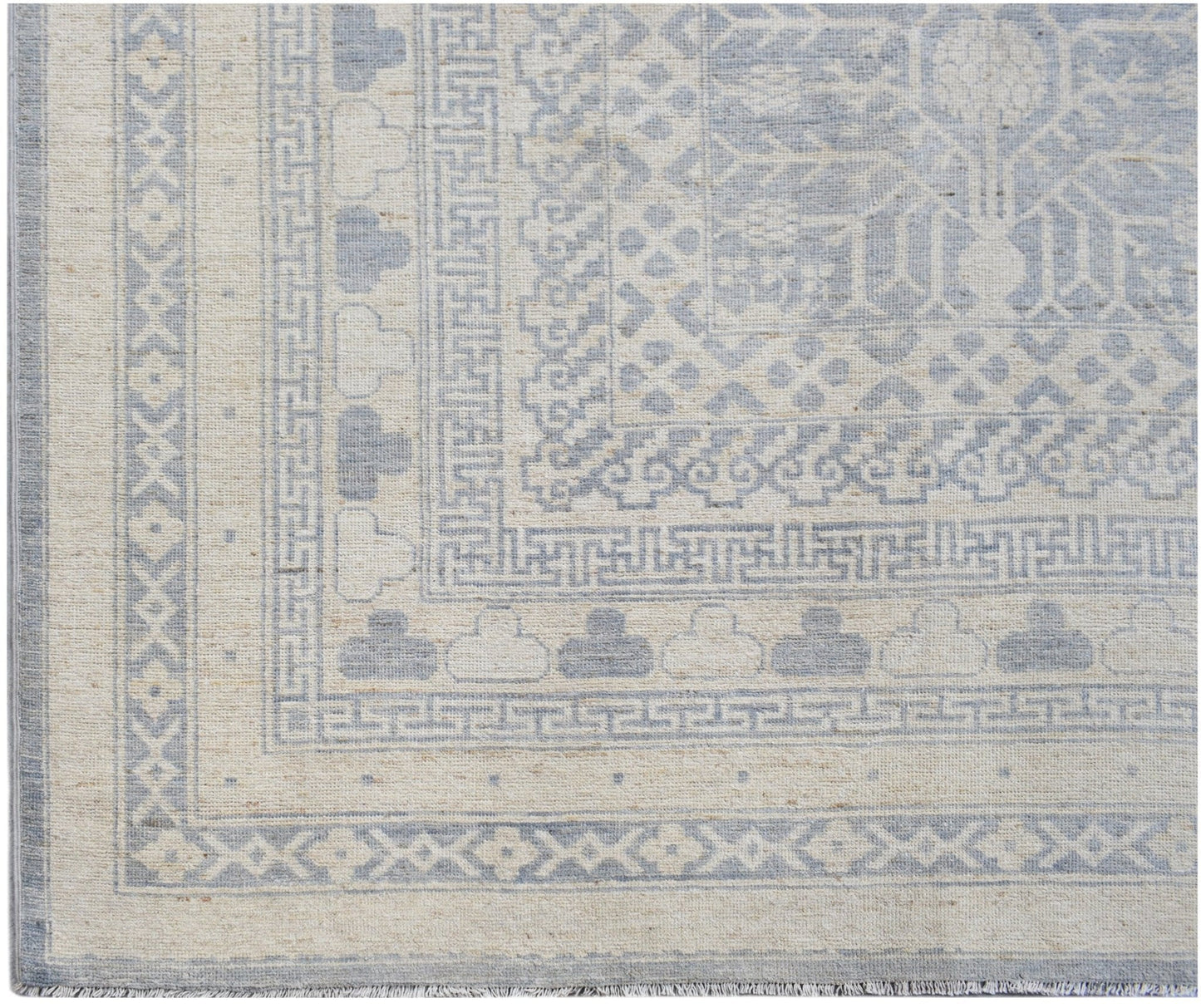 Handwoven Transitional Khotan Rug | 437 x 364 cm | 14'4" x 11'11" - Najaf Rugs & Textile