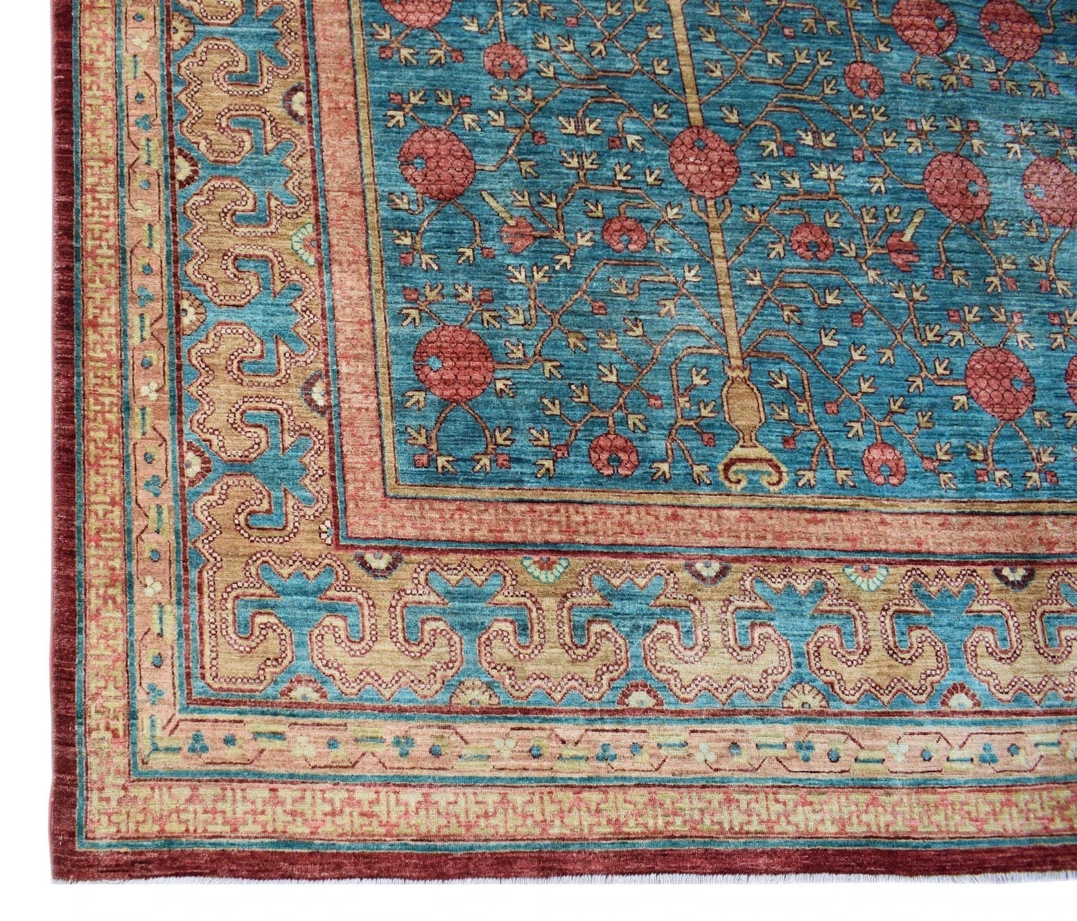 High Quality Handmade Afghan Chobi Rug | 301 x 244 cm | 9'10" x 8' - Najaf Rugs & Textile