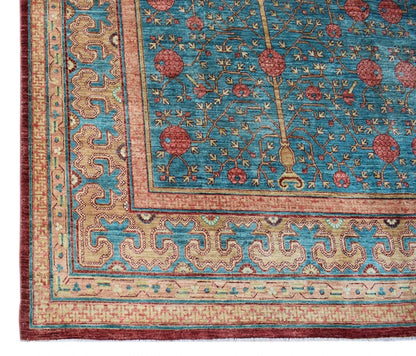 High Quality Handmade Afghan Chobi Rug | 301 x 244 cm | 9'10" x 8' - Najaf Rugs & Textile