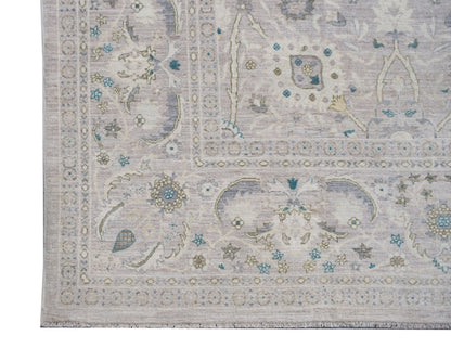 High Quality Handwoven Transitional Afghan Rug | 367 x 277 cm | 12'1" x 9'7" - Najaf Rugs & Textile
